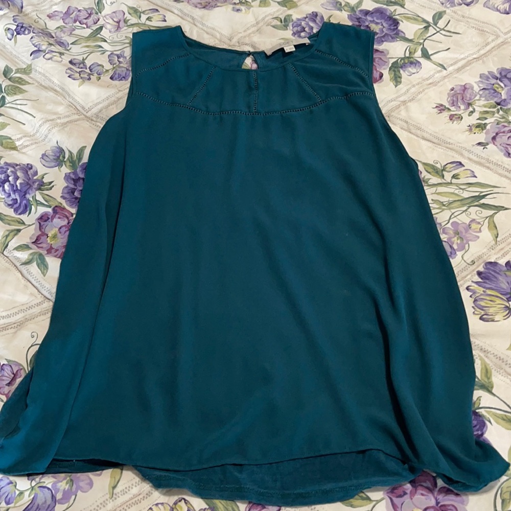 Loft Teal Blouse